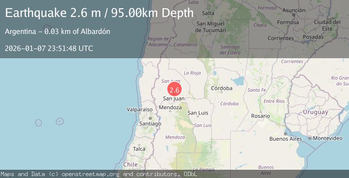 Map of SAN JUAN, ARGENTINA