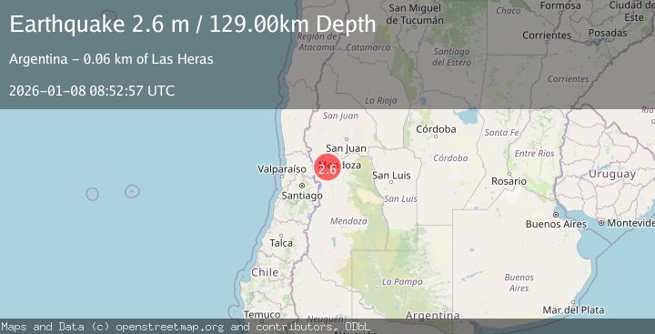 Map of MENDOZA, ARGENTINA