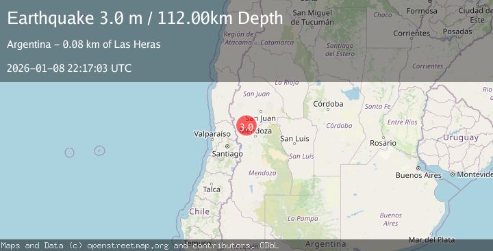 Map of MENDOZA, ARGENTINA