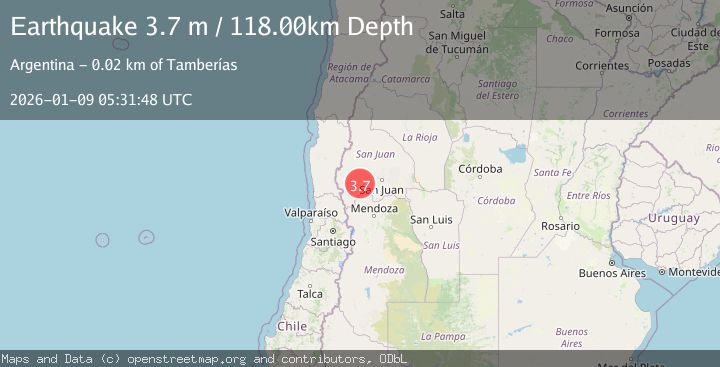 Map of SAN JUAN, ARGENTINA