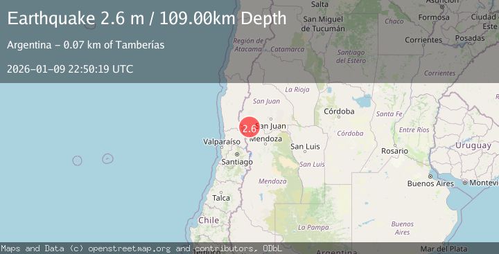 Map of SAN JUAN, ARGENTINA