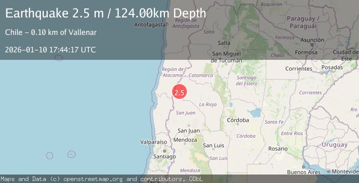 Map of SAN JUAN, ARGENTINA