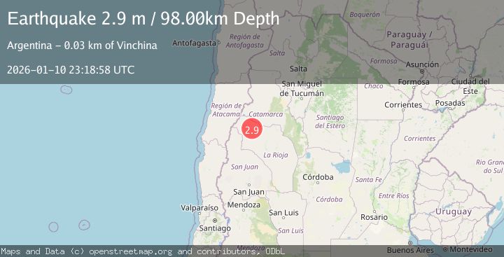 Map of LA RIOJA, ARGENTINA