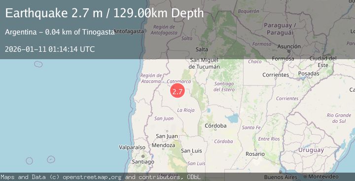 Map of LA RIOJA, ARGENTINA