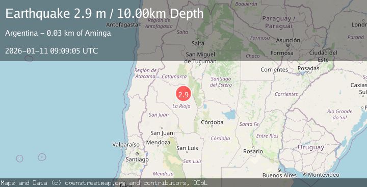 Map of LA RIOJA, ARGENTINA