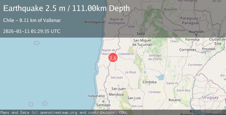 Map of LA RIOJA, ARGENTINA