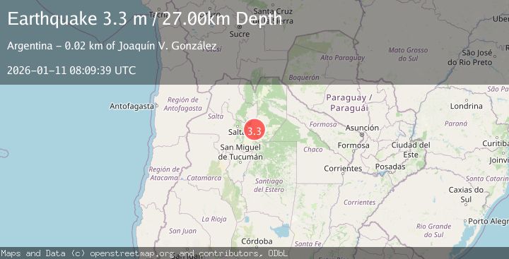Map of SALTA, ARGENTINA