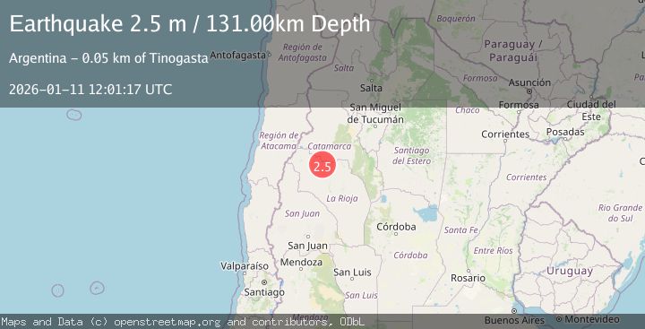 Map of LA RIOJA, ARGENTINA