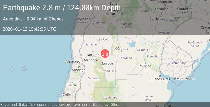 Map of LA RIOJA, ARGENTINA