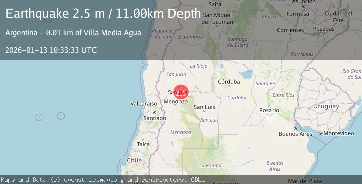 Map of SAN JUAN, ARGENTINA