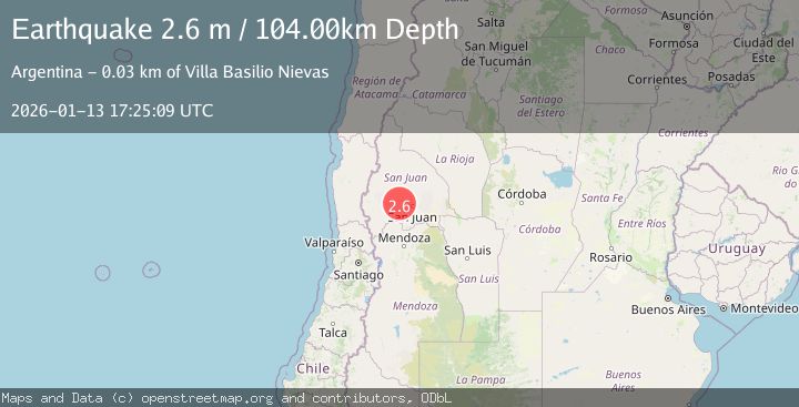 Map of SAN JUAN, ARGENTINA