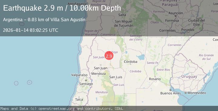 Map of LA RIOJA, ARGENTINA