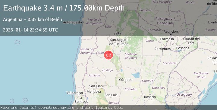 Map of CATAMARCA, ARGENTINA