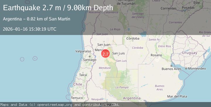 Map of MENDOZA, ARGENTINA