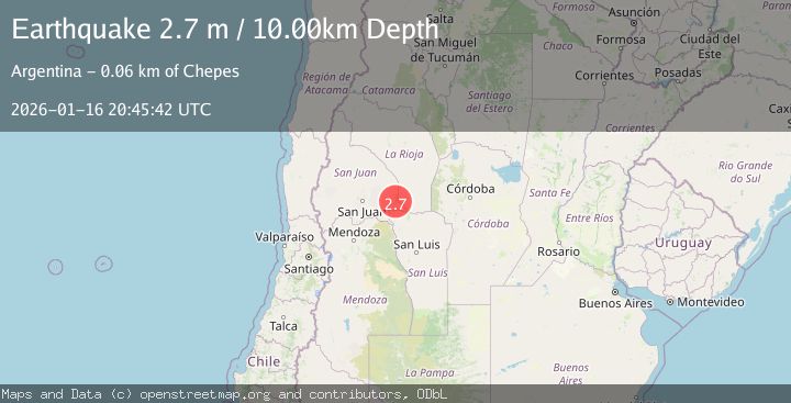 Map of SAN JUAN, ARGENTINA