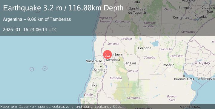 Map of SAN JUAN, ARGENTINA