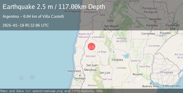 Map of LA RIOJA, ARGENTINA