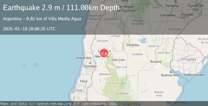 Map of SAN JUAN, ARGENTINA