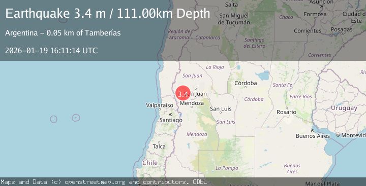 Map of SAN JUAN, ARGENTINA