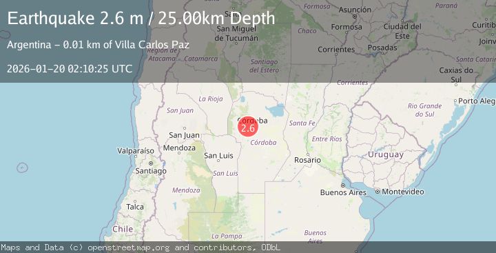 Map of CORDOBA, ARGENTINA