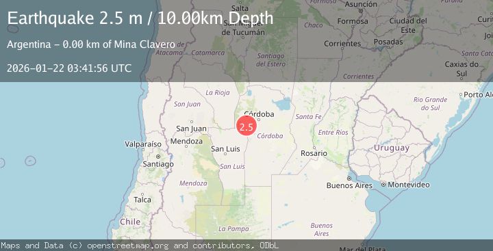 Map of CORDOBA, ARGENTINA