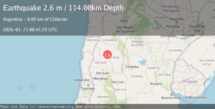 Map of LA RIOJA, ARGENTINA