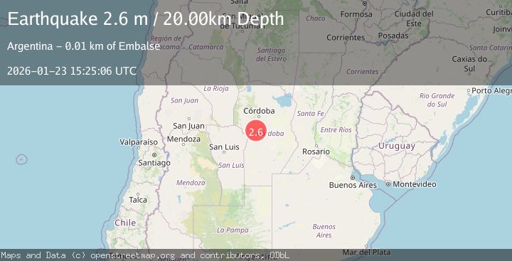 Map of CORDOBA, ARGENTINA