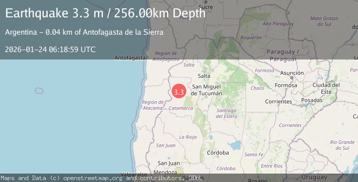 Map of CATAMARCA, ARGENTINA