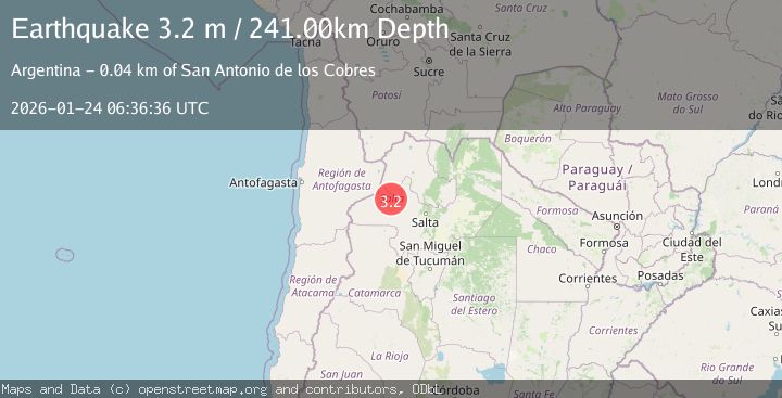 Map of SALTA, ARGENTINA