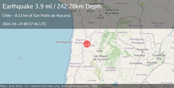 Map of SALTA, ARGENTINA