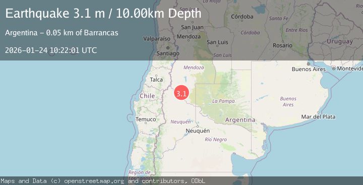 Map of MENDOZA, ARGENTINA