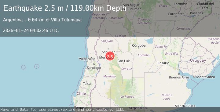 Map of MENDOZA, ARGENTINA