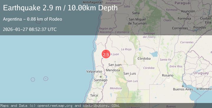 Map of SAN JUAN, ARGENTINA