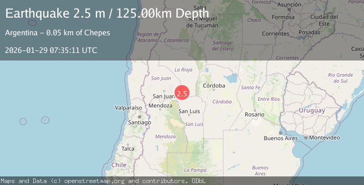 Map of SAN JUAN, ARGENTINA