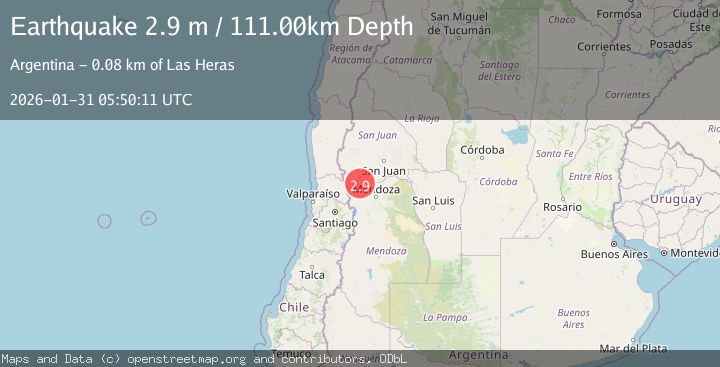 Map of MENDOZA, ARGENTINA