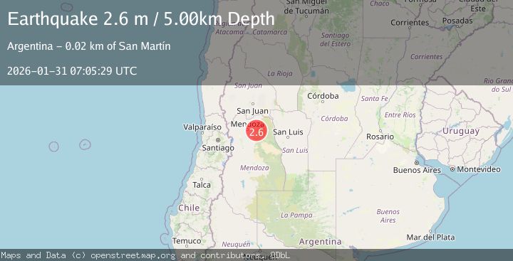 Map of MENDOZA, ARGENTINA