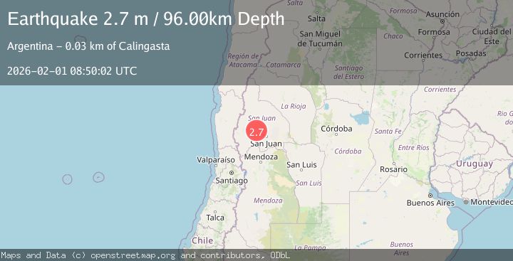 Map of SAN JUAN, ARGENTINA