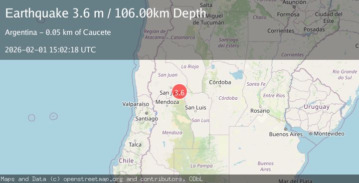 Map of SAN JUAN, ARGENTINA