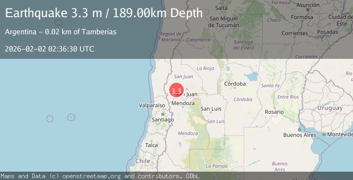 Map of SAN JUAN, ARGENTINA