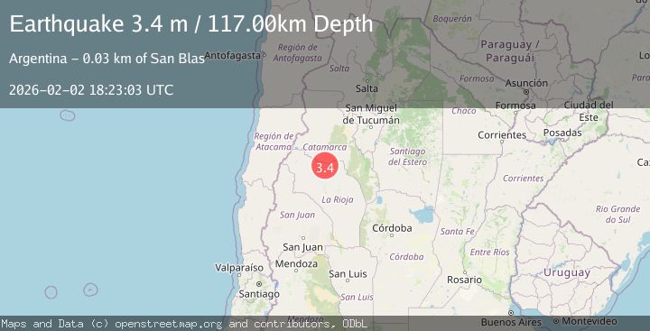 Map of LA RIOJA, ARGENTINA