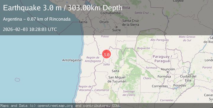 Map of JUJUY, ARGENTINA