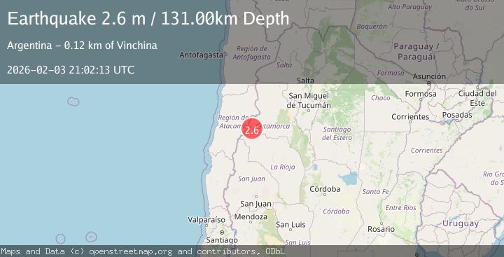 Map of LA RIOJA, ARGENTINA