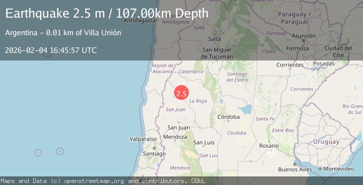 Map of LA RIOJA, ARGENTINA
