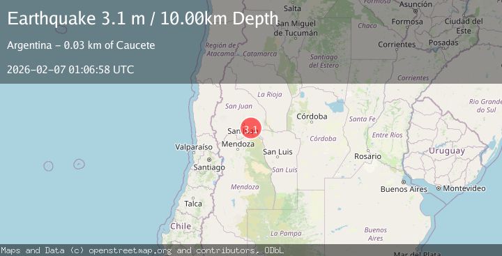 Map of SAN JUAN, ARGENTINA