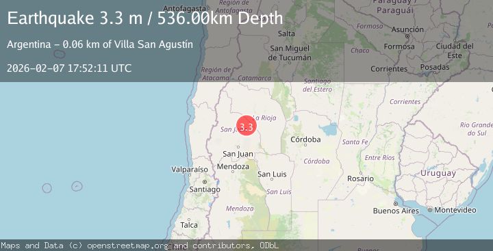 Map of SAN JUAN, ARGENTINA