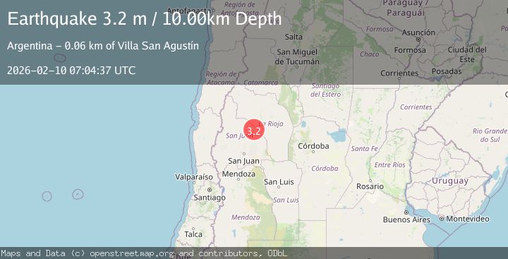 Map of SAN JUAN, ARGENTINA