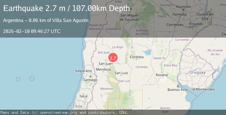 Map of SAN JUAN, ARGENTINA