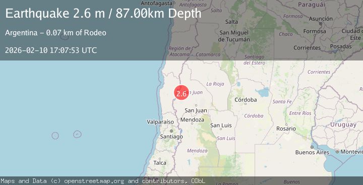 Map of SAN JUAN, ARGENTINA