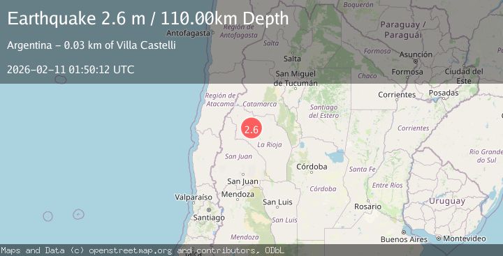 Map of LA RIOJA, ARGENTINA