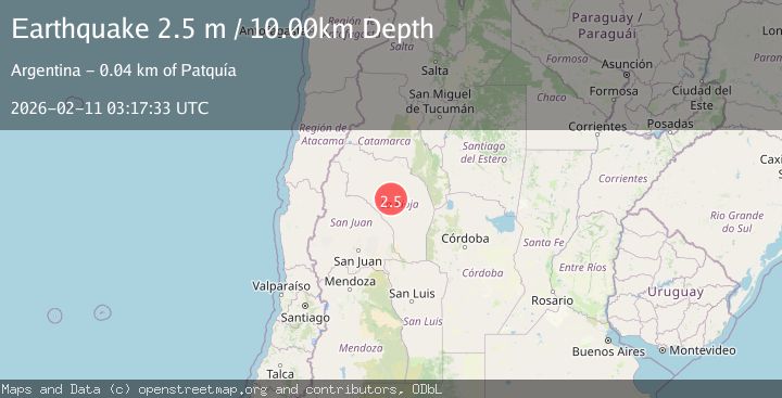 Map of LA RIOJA, ARGENTINA